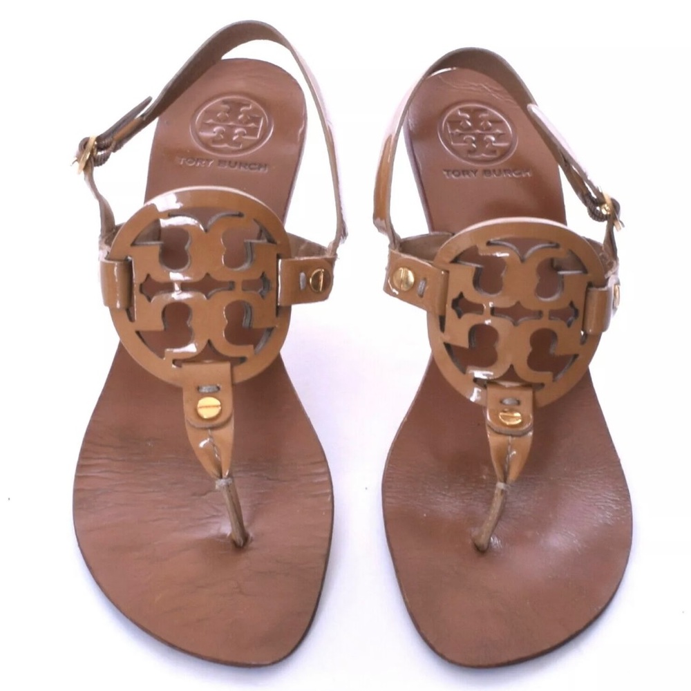 {SOLD} Tory Burch ‘Holly’ Miller patent sandals